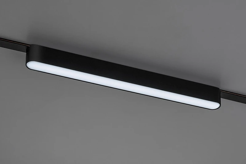 LiTrack Line09V – Smart LED прожектор за релсова система в черно/бяло, 330мм, 13W, 2700-5500K