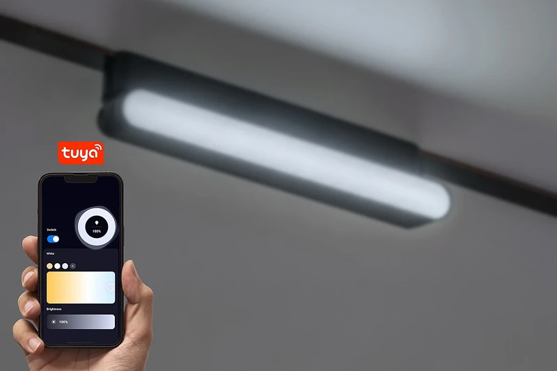 LiTrack Line15V – LED релсово осветление в черно/бяло, 220мм, 7W, 2700-5500K