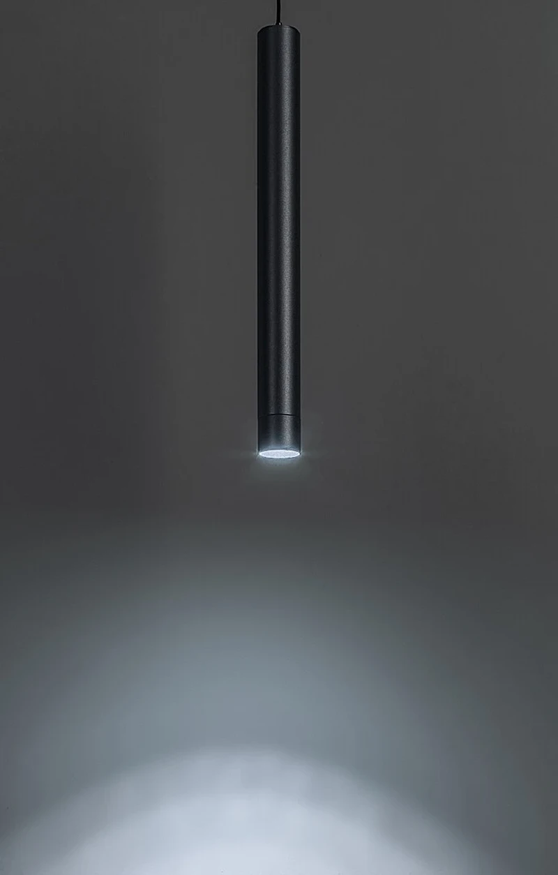 LiTrack Pend.06V – LED пендел за релсова система в черно, Ø30мм, 5W, 2700-5500K