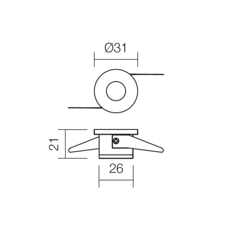 Mt 117... 70320 – Smarter LED луна за вграждане звездно небе в бял, 1W, 4000K, IP20