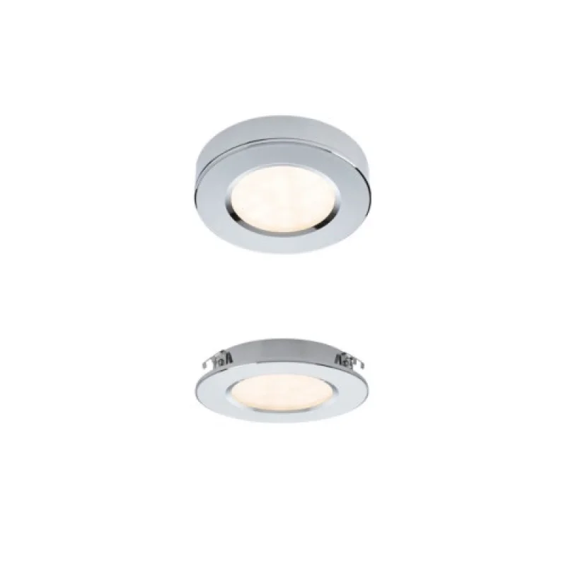 Recessed Downlights Mt 70369 – Smarter LED downlight for recessed mounting in chrome, 3W, 4000K, IP20