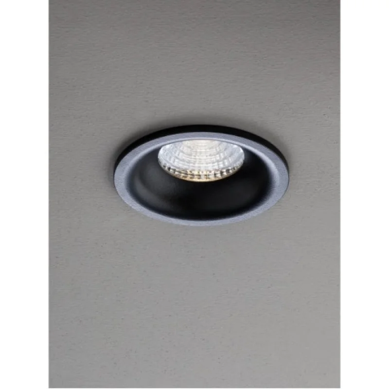 Луни за вграждане Mt 70386 – Smarter LED луна за вграждане в матово черен, 10W, 3000K, IP20