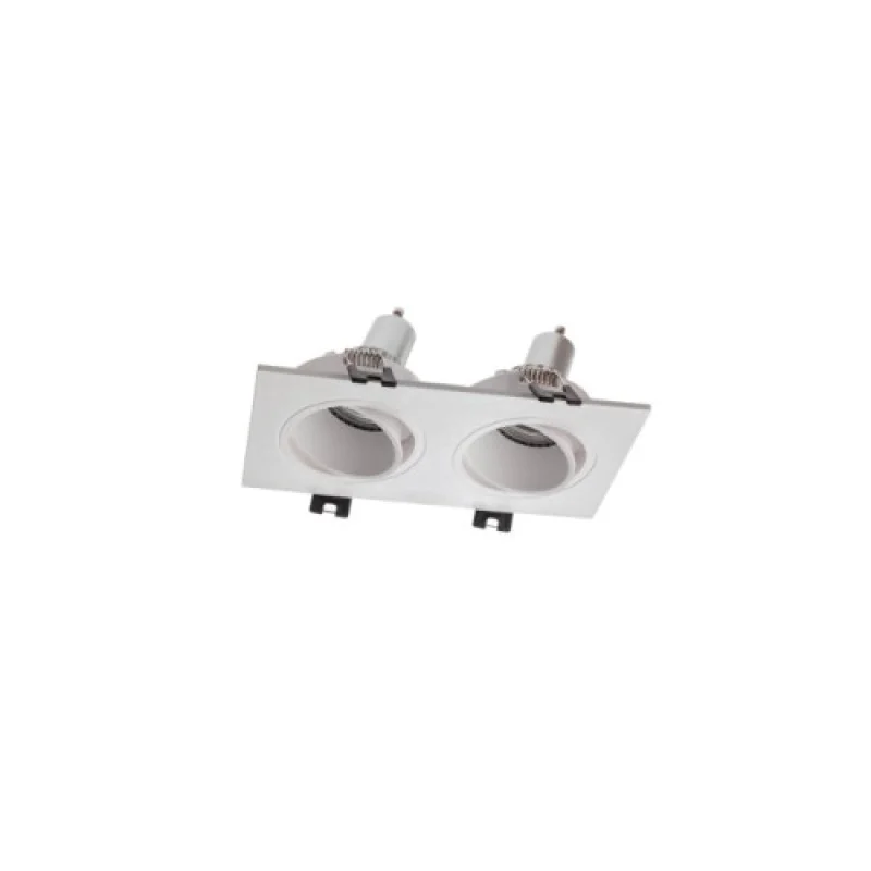 Recessed Downlights Pt02 70393 – Smarter downlight for recessed mounting in matt white, 2X50W, IP20