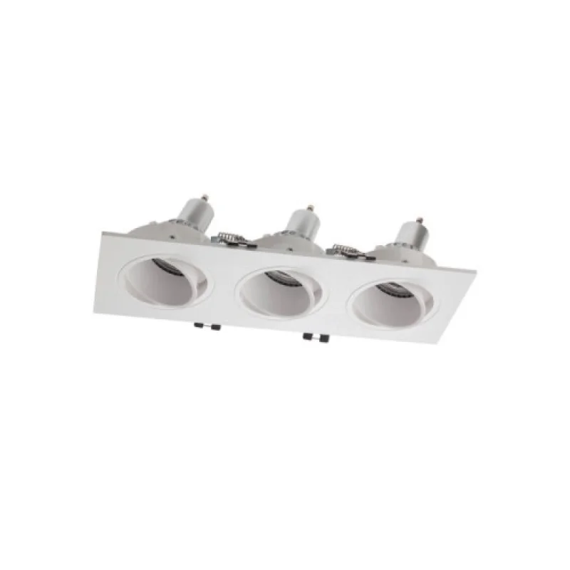 Recessed Downlights Pt03 70394 – Smarter downlight for recessed mounting in matt white, 3X50W, IP20