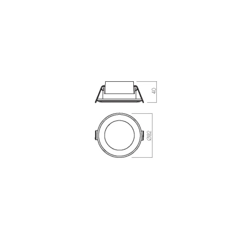 Pt05... 70399 – Smarter LED луна за вграждане в матово бял, IP20