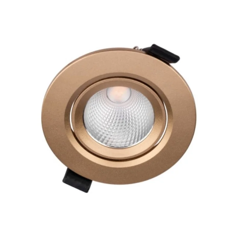 Луни за вграждане Pt 70423 – Smarter LED луна за вграждане в матово златист, 6.5W, 4000K, IP20