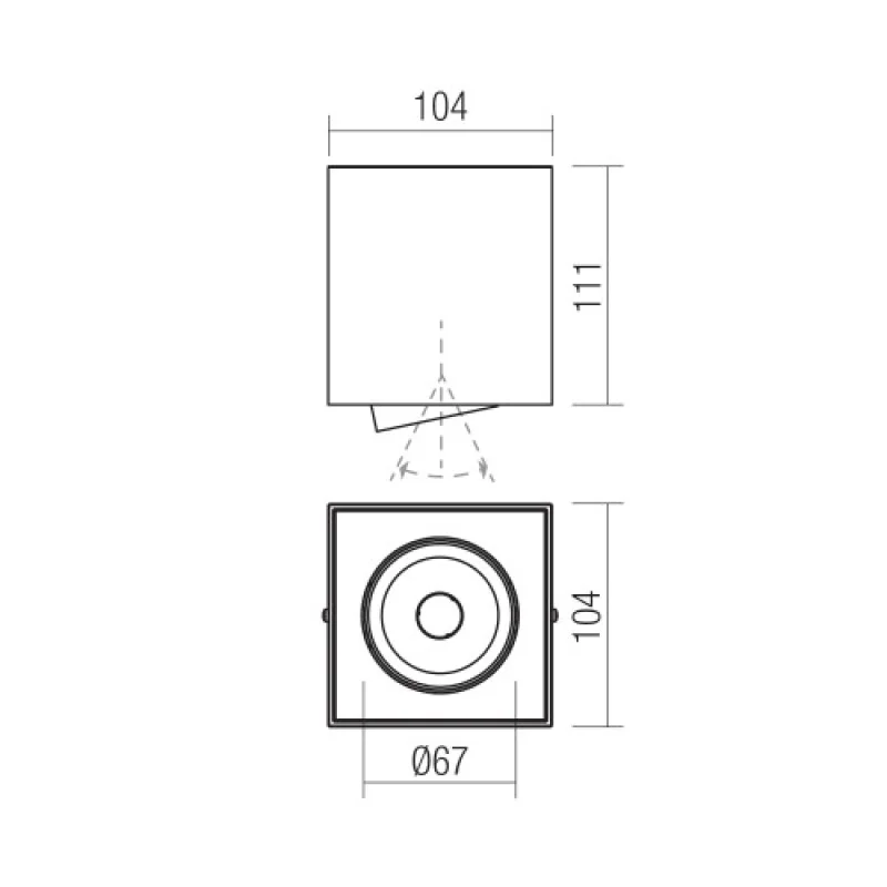 Pc 70443 – Smarter LED луна за външен монтаж в матово черен, 10W, 4000K, IP20