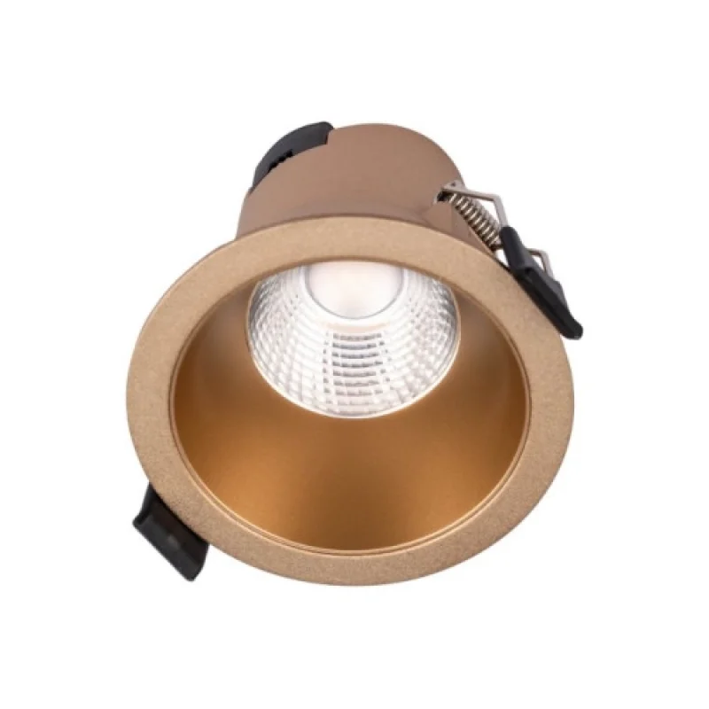 Луни за вграждане Pt 70447 – Smarter LED луна за вграждане в матово златист, 6W, 4000K, IP44