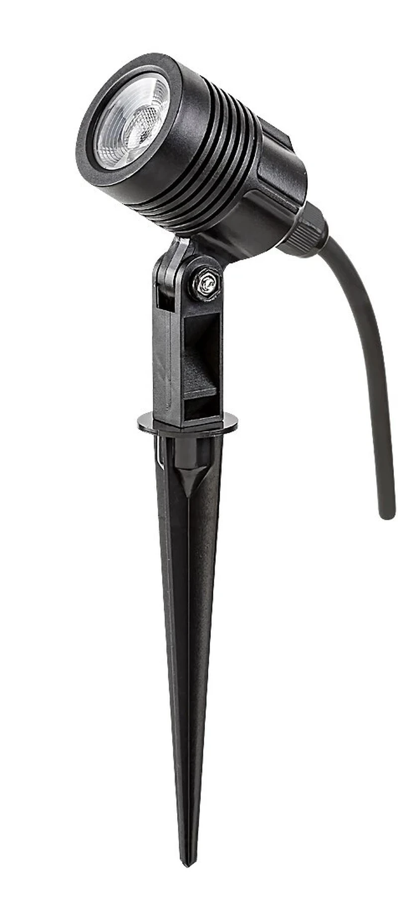 In-Ground Lights Turda – LED garden lamp for spike in black, Ø40mm, 3W, 4000K, IP65