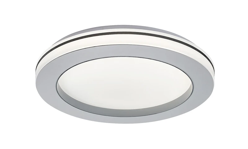 LED плафони Cooperius – LED плафон в бяло, Ø480мм, 47W, 3000-6500K, димируем с дистанционно