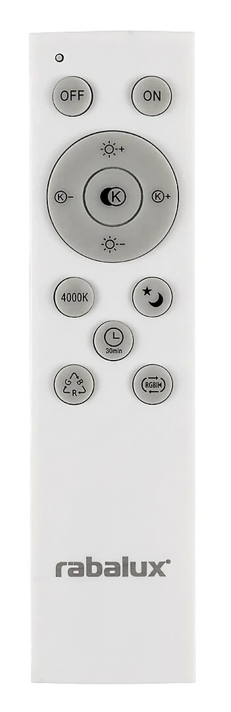 Katina – LED ceiling light in white with effect starry sky, Ø475mm, 36W, 3000-6500K
