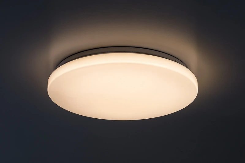 Cerrigen – LED плафон в бяло с Wi-Fi управление, Ø310мм, 24W, 3000-6500K