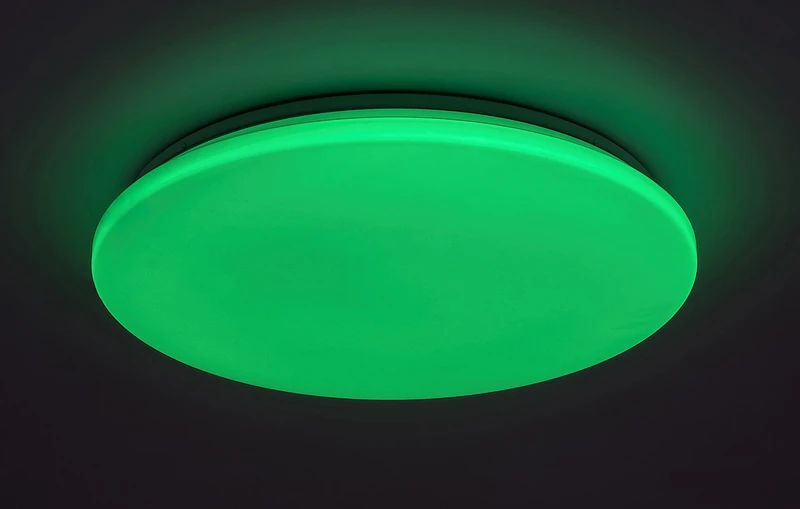 Cerrigen – LED плафон в бяло с RGB, Ø500мм, 48W, 3000-6500K, Wi-Fi/Bluetooth