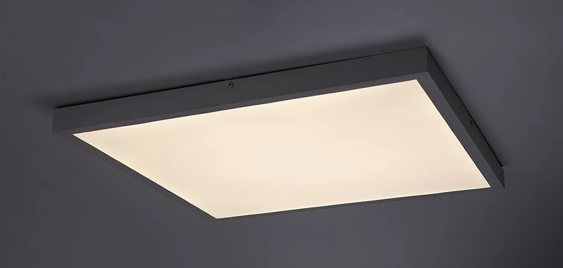 Damek2 – LED ceiling light in white, 600×600mm, 40W, 4000K, 2900lm