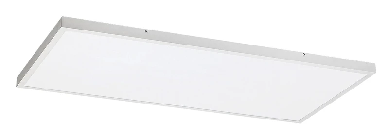 Damek2 – LED ceiling light in white, 1200×600mm, 80W, 4000K, 6150lm
