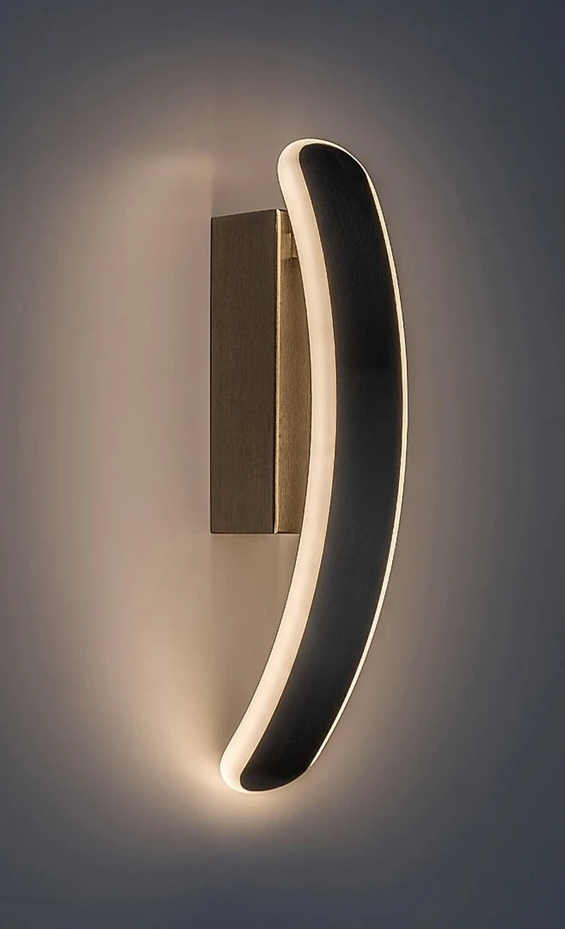 Jarnelle – LED wall light in satin chrome with white shade, 290mm, 12W, 3000K