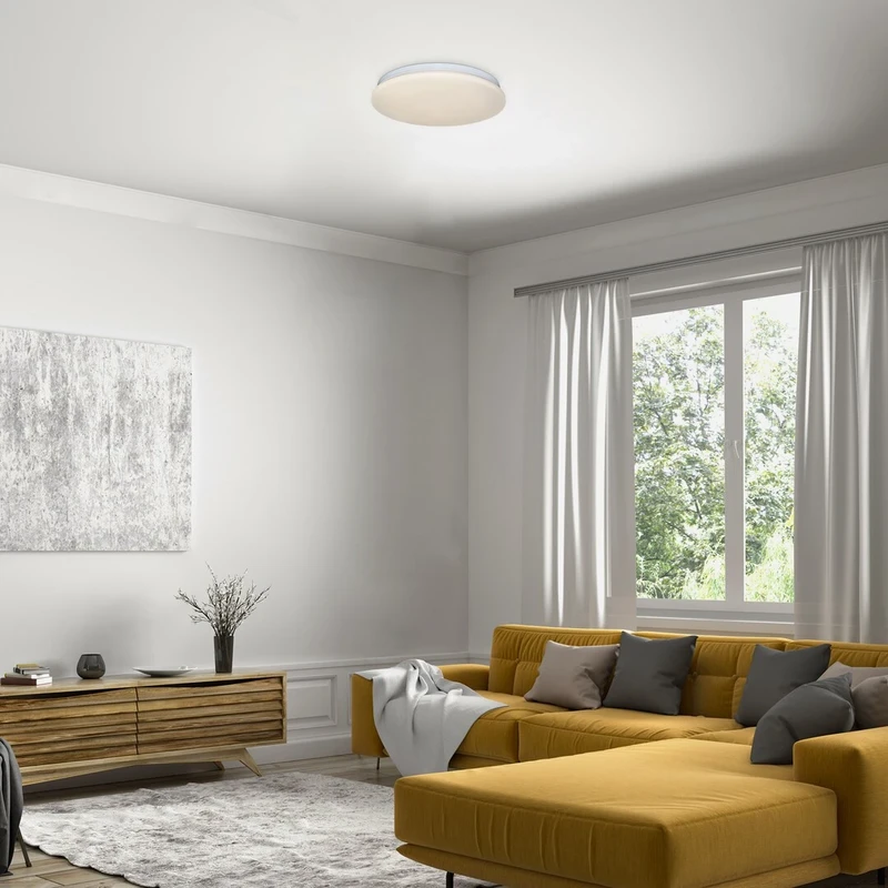 Vendel – LED ceiling light in white, Ø255mm, 12W, 3000K