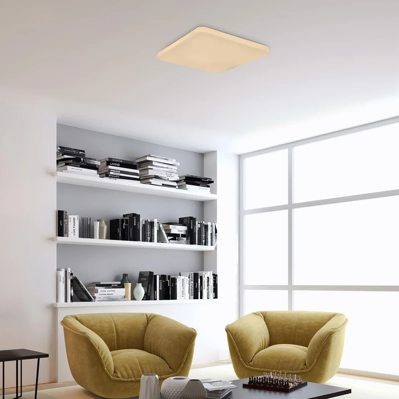 Vendel – LED ceiling light in white, 280×280mm, 12W, 3000K