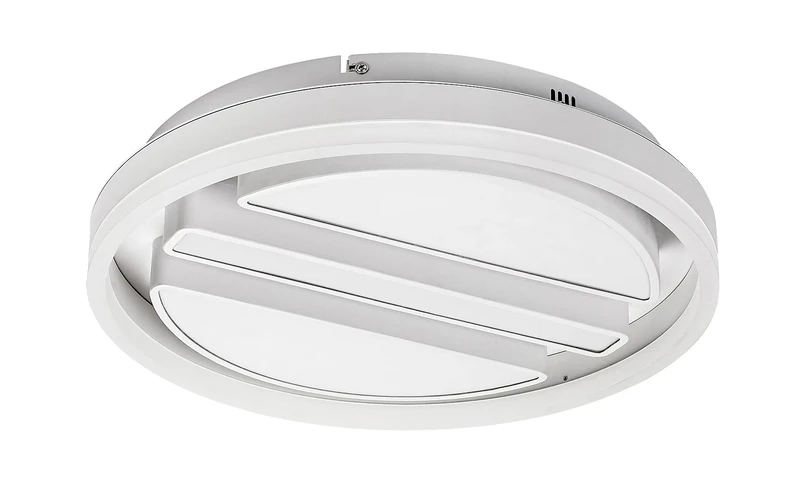 Gremin – LED ceiling light in white with remote, Ø400mm, 55W, 3000-6000K