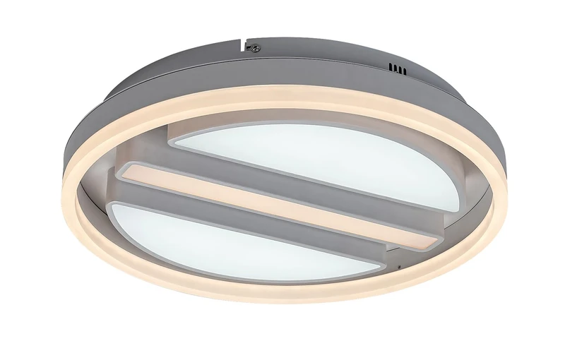 Gremin – LED ceiling light in white with remote, Ø400mm, 55W, 3000-6000K