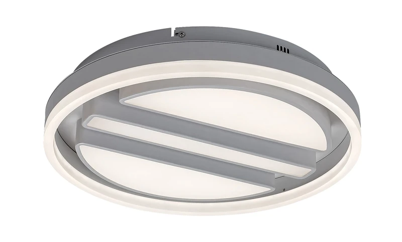 Gremin – LED ceiling light in white with remote, Ø400mm, 55W, 3000-6000K