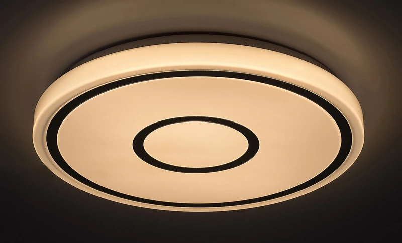 Taytum – LED плафон в бяло, Ø380мм, 25W, 3000K