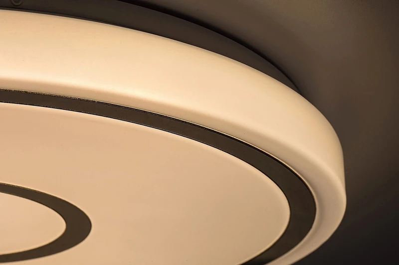Taytum – LED плафон в бяло, Ø380мм, 25W, 3000K