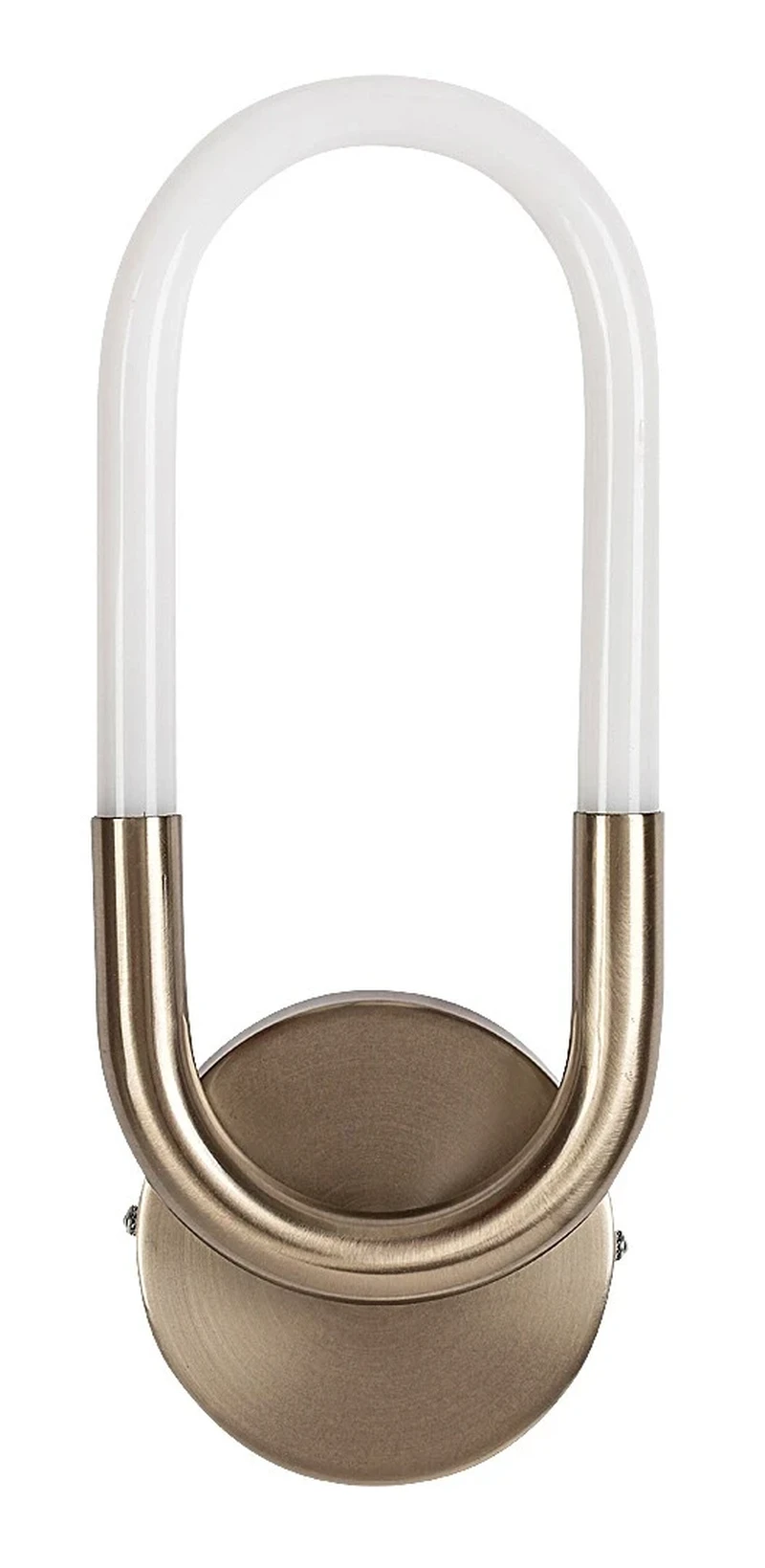 Irelia – LED аплик в сатениран хром с бял абажур, 140×350мм, 9W, 4000K