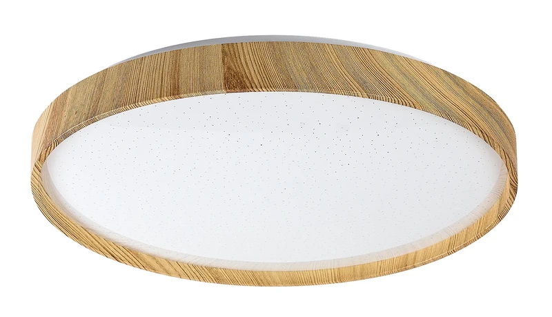 Leana2 – LED плафон в бук с бял абажур, Ø385мм, 24W, 3000K