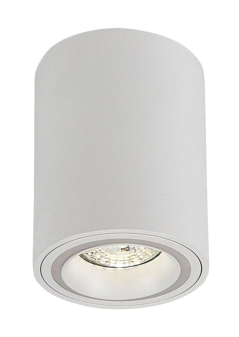 LED Ceiling Lights Kobald – LED ceiling light for recessed mounting in white, Ø80mm, 1×GU10, IP20