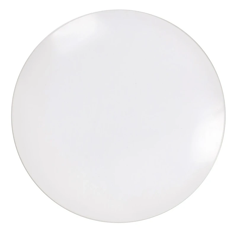 Oscar2 – LED ceiling light in white with wood decor, Ø340mm, 18W, 4000K