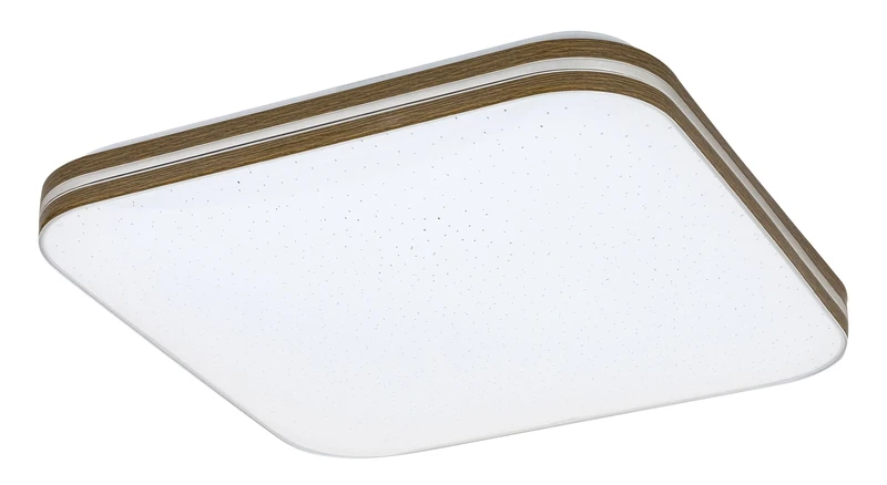LED плафони Oscar2 – LED плафон в бяло с ефект звездно небе, 330×330мм, 18W, 3000K