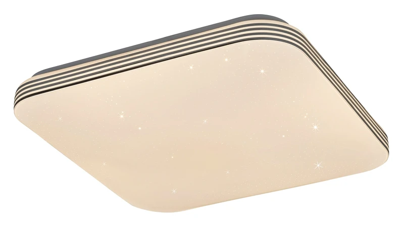 Oscar2 – LED ceiling light in white, minimalist design, 330×330mm, 18W, 4000K