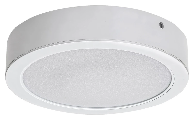 Shaun2 – LED плафон за повърхностен монтаж в бяло, Ø120мм, 7W, 4000K