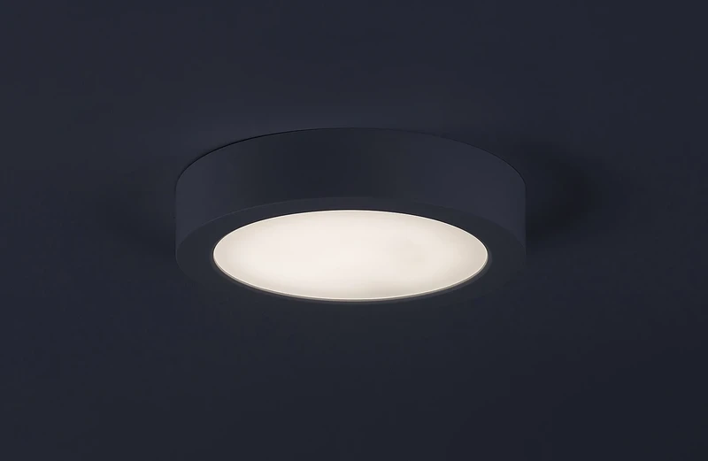 Shaun2 – LED плафон за вграждане в бяло, Ø165мм, 15W, 4000K