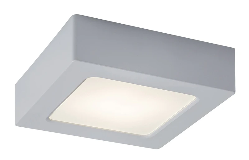 Shaun2 – LED ceiling light in white, 120×120mm, 7W, 4000K