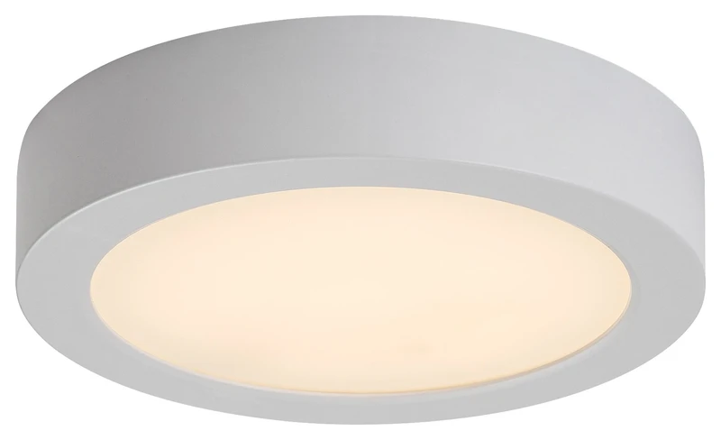 Shaun2 – LED плафон за таван в бяло, Ø165мм, 15W, 3000K