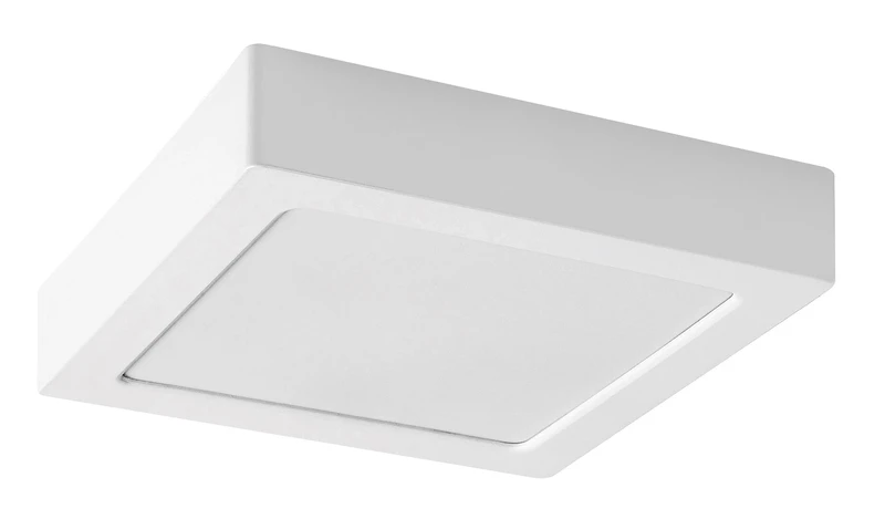 LED плафони Shaun2 – LED плафон в бяло, 165×165мм, 15W, 3000K