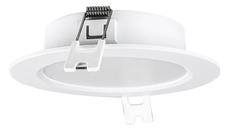 Shaun2 – LED recessed lighting in white, Ø120mm, 6W, 3000K