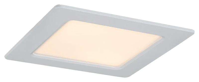 Shaun2 – LED recessed lighting in white, 120×120mm, 6W, 3000K