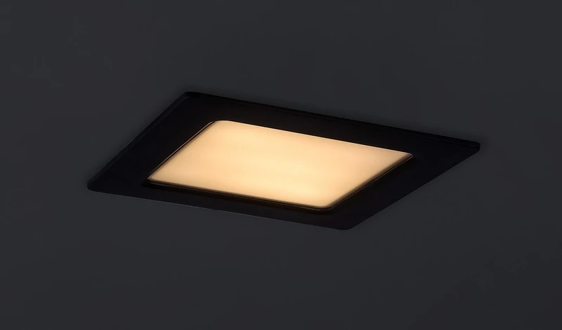 Shaun2 – LED вградено осветление в черно/бяло, 120×120мм, 6W, 3000K