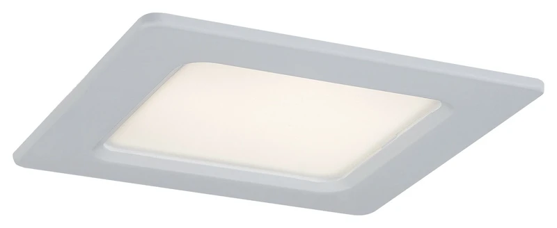 Shaun2 – LED recessed lighting in white, 90×90mm, 3W, 4000K