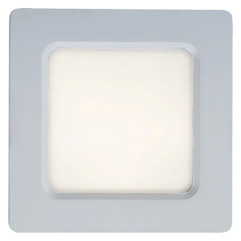 Shaun2 – LED recessed lighting in white, 90×90mm, 3W, 4000K