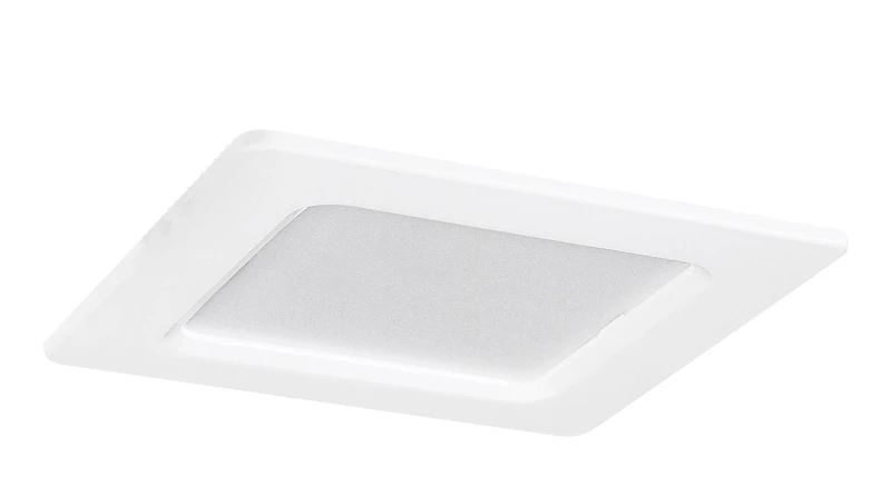 Recessed Downlights Shaun2 – LED recessed lighting in white, 90×90mm, 3W, 4000K