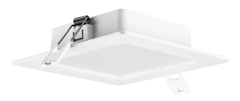 Shaun2 – LED панел за вграждане в бяло, 120×120мм, 6W, 4000K