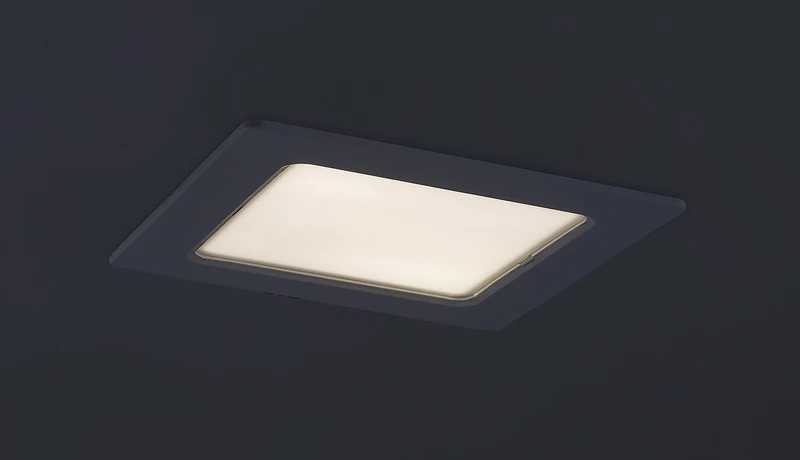 Shaun2 – LED панел за вграждане в бяло, 120×120мм, 6W, 4000K