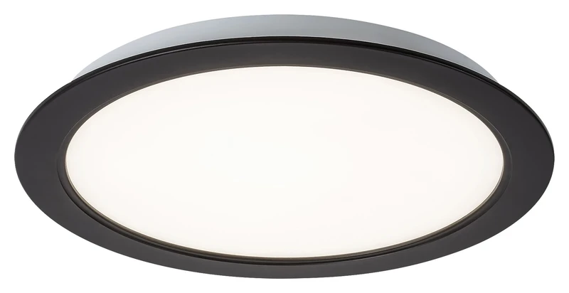 Shaun2 – LED вградено осветление в черно/бяло, Ø220мм, 18W, 4000K
