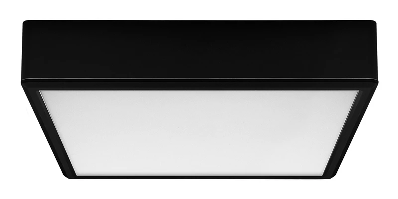 LED Ceiling Lights Lauri – LED ceiling light for recessed mounting in black/white, 215×215mm, 22W, 3000-6000K