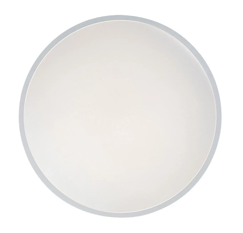 Samira – LED плафон за баня в бяло, Ø420мм, 48W, 4000K, IP44