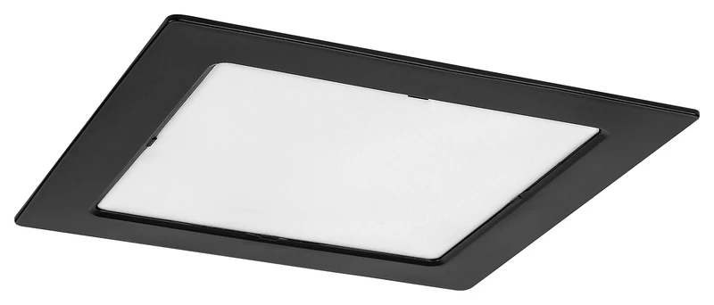 Shaun2 – LED панел за вграждане в черно/бяло, 220×220мм, 18W, 4000K